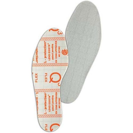 Jlf Pro Puncture Resistant Insoles, Flexible, Size 8.5 - 9.5, White, PR 0163US 8.5-9.5
